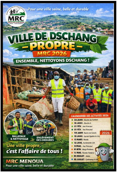 Poster Opération Ville Propre · TEAM MRC Dschang